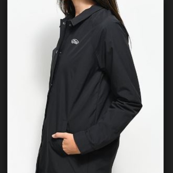 vans coach jacket black